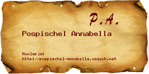 Pospischel Annabella névjegykártya